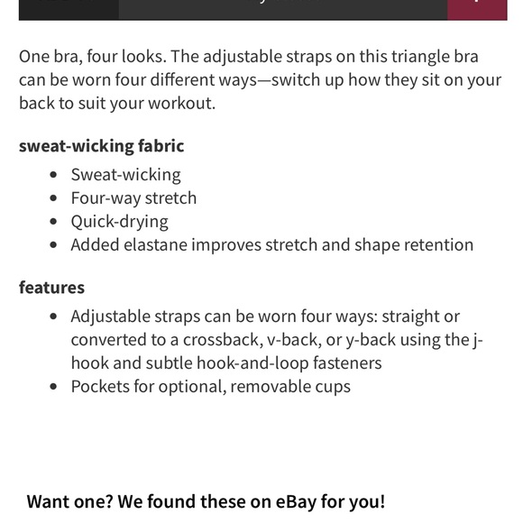 lululemon license to train triangle bra A/B cup *logo size 10 in blazer blue - Picture 3 of 9